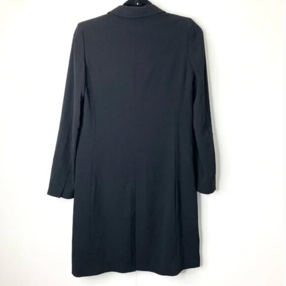 Aritzia Babaton Trent Long Blazer Jacket Black Size 0 - Picture 10 of 10